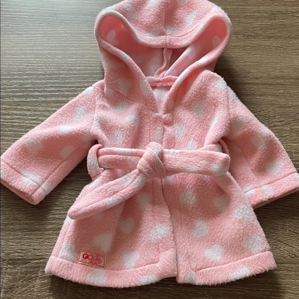 🔥 3/$25 - Our Generation 18” doll - Good night, Sleep Tight Bathrobe